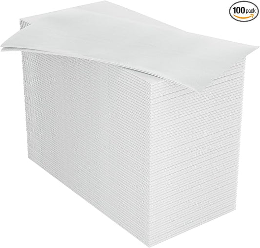 100PACK Disposable Hand Towels for Bathroom, Soft and Absorbent Paper Guest