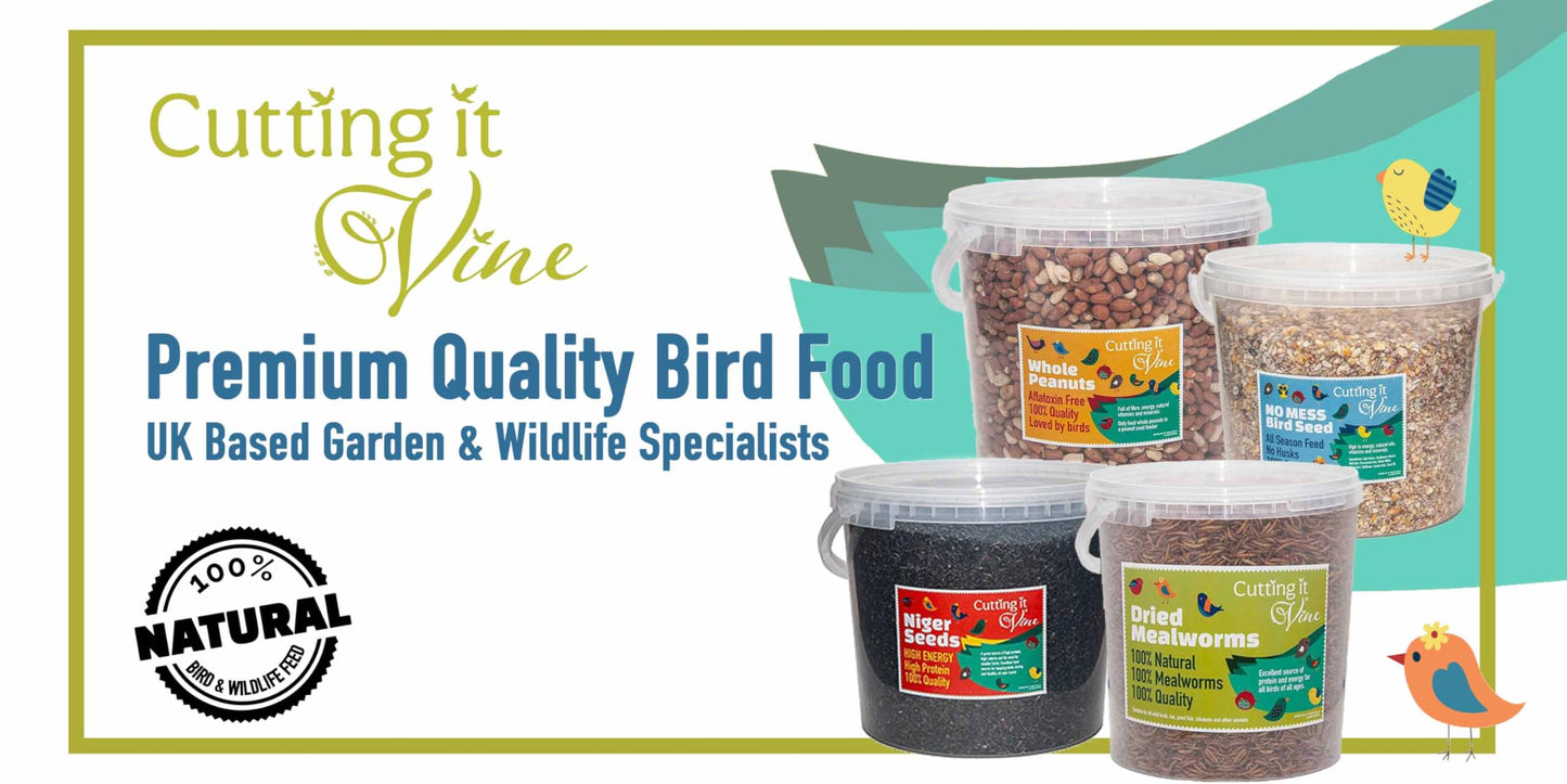 Cutting it Vine Premium Grade Peanuts for Wild Birds (5L Tub) Aflatoxin Free