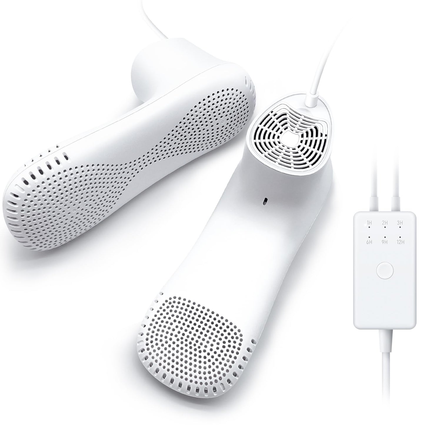 Electric Shoe Dryer and Deodorizer with Timer - Shoes Boots Warmer Socks Gloves Dryer, No Noise Fan | UK Plug
