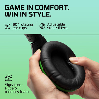 HyperX CloudX Stinger Core - Official Licensed for Xbox, Gaming Headset with In-Line Audio Control, Immersive In-Game , Microphone