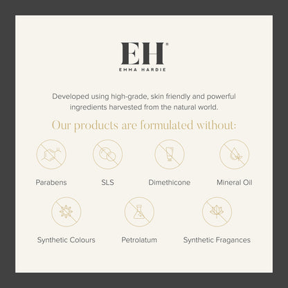 Emma Hardie 100ml Moringa Cleansing Balm with Cleansing Cloth Set, No-Rinse Formula Removes Face & Eye Make Up, Moisturizes & Hydrates the Skin, Natural & Cruelty Free, Vegan & Cruelty Free