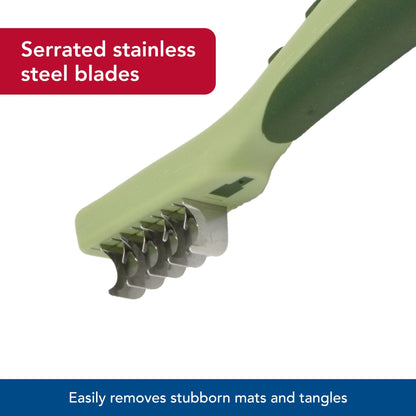 Coastal Pet Safari Dematting Comb - Brush for Dogs with Coarse, Matted or Medium to Long Hair Coats - One Size