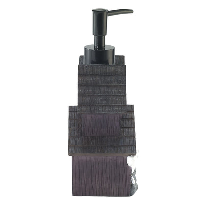 Avanti Linens - Soap Dispener/Lotion Pump, Guest Bathroom Essentials, Spooky House Inspired Bath Decor (Halloween Collection)