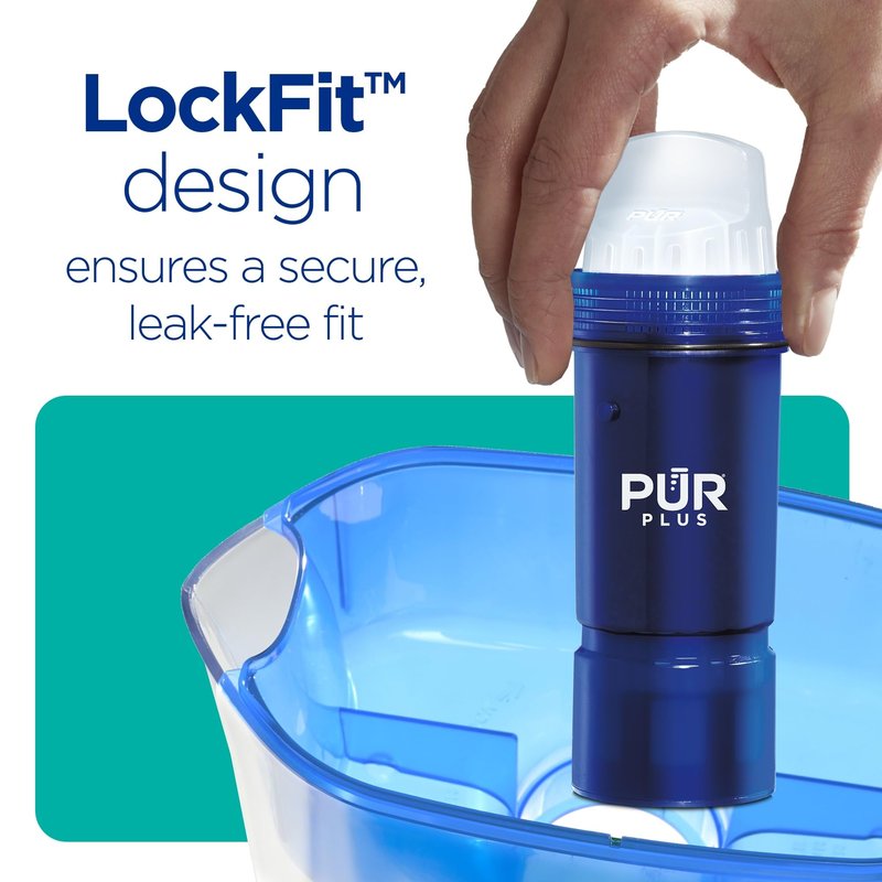 PUR Plus Water Filter Replacement for Pitchers & Dispensers, 6-Month Supply, Blue (PPF951K3), 3 Count (Pack of 4)