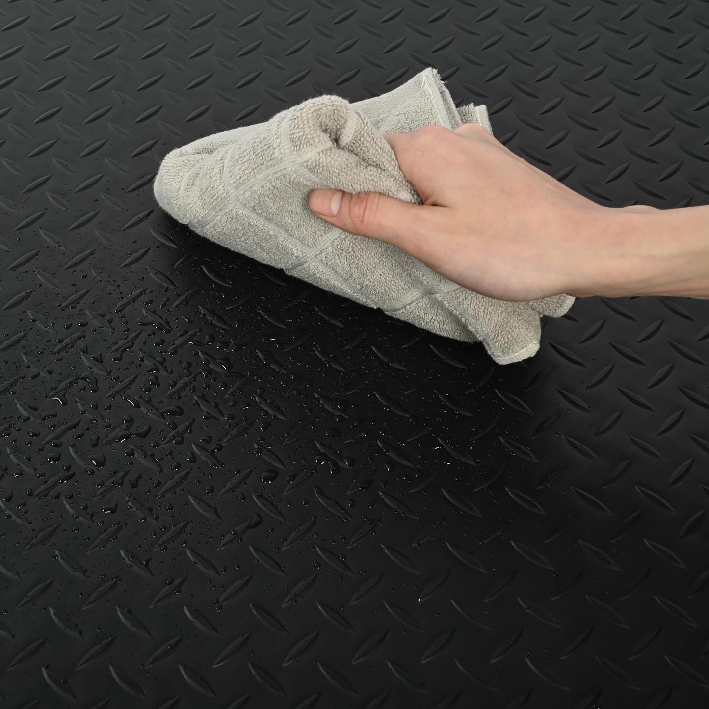ISXACFF Anti Fatigue Mats Industrial 3' x 5' 15/16" Thick Ergonomic Standing Mat Commercial Kitchen Mat Heavy Duty Diamond Plate Shop Floor Mat Helps Relieve Back and Leg Soreness