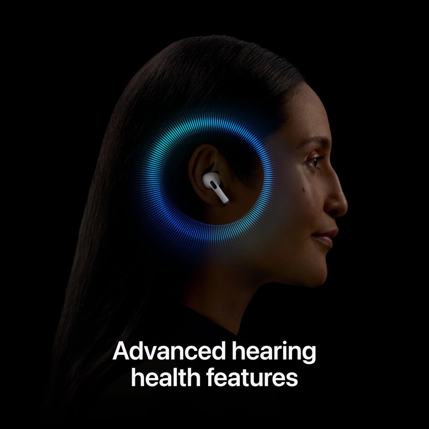 Apple AirPods Pro 2 Wireless Earbuds, Bluetooth Headphones, Active Noise Cancellation, Hearing Aid Feature, Transparency, Personalised Spatial Audio, High Fidelity Sound, H2 Chip, USB C Charging