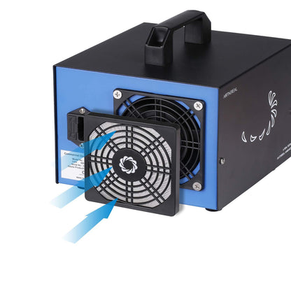 Airthereal MA5000 Commercial Ozone Generator, High Capacity Ozone Machine Odor Removal - Home Air Ionizers O3 Deodorizer for Rooms, Smoke, Cars and Pets, Eliminate Odors up to 2000sq.ft., Blue