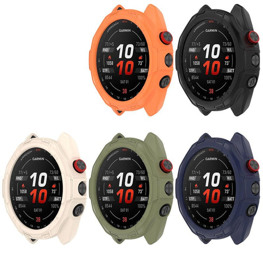 FitTurn [5 Pack] Case for Garmin Approach S70 Smart Watch 47mm - Replacement Rugged Protective Case [NO Screen Protector] TPU Bumper Case Protective Cover Frame