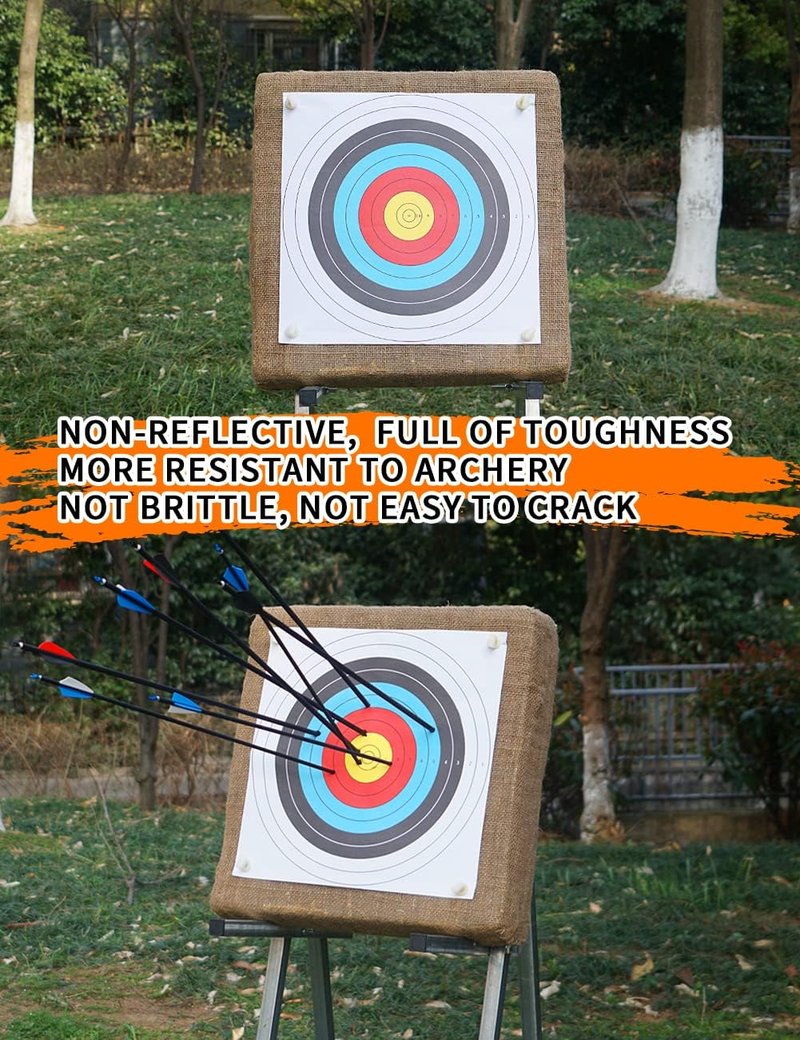 Archery Targets - 40cm Paper Targets for Backyard Practice | 30/50 Pack with 10 Ring Design for Hunting & Shooting