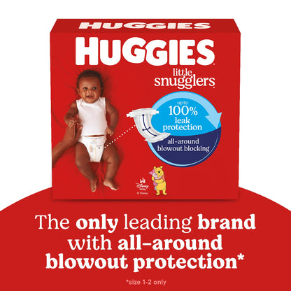 Huggies Size Newborn Diapers, Little Snugglers Baby Diapers, Size Newborn (up to 10 lbs), 31 Count, Packaging May Vary