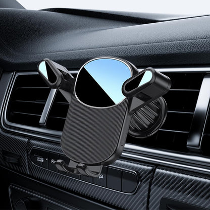 Car Phone Holder Mount, Super Stable Air Vent Cell Phone Car Mount, 360° Rotation,One Button Release for iPhone, Samsung, Google, and All Other Smartphones,Q7,Black