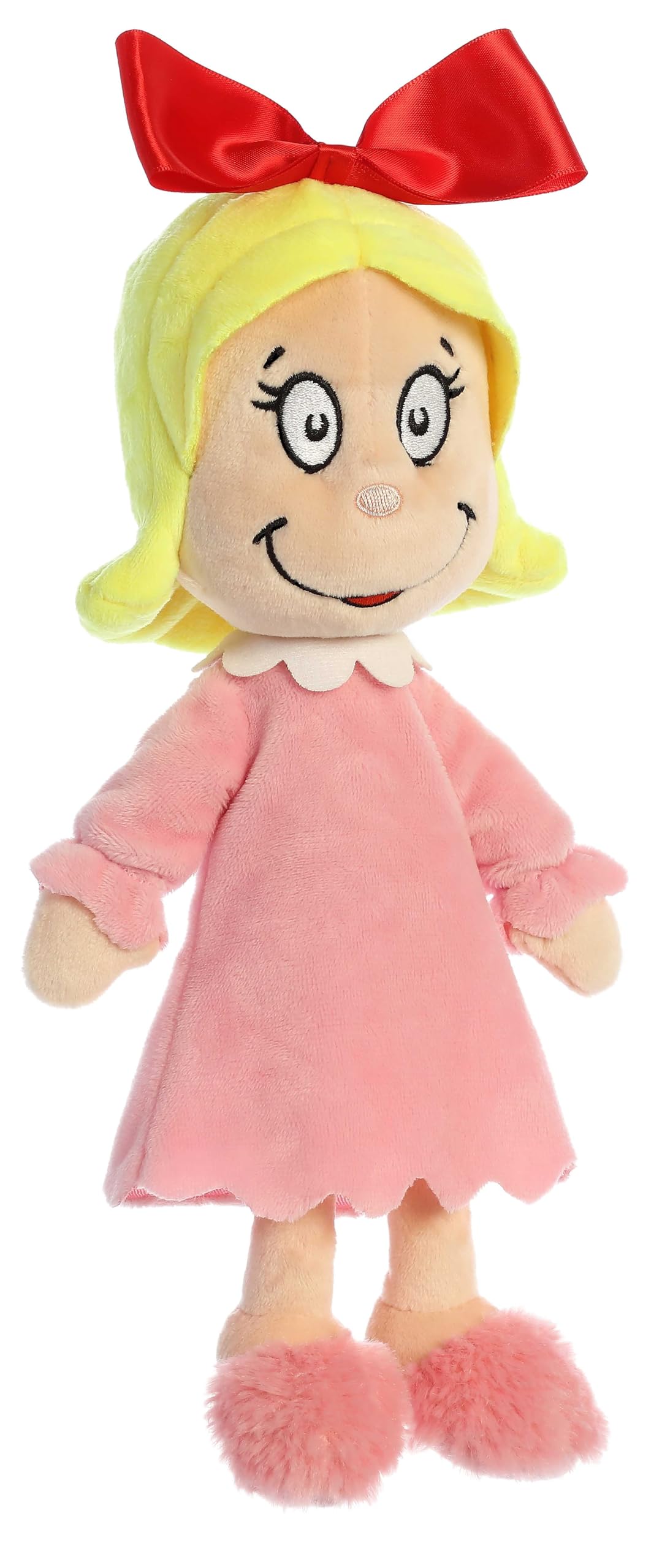 Aurora® Whimsical Dr. Seuss™ Cindy Lou Who Stuffed Animal - Officially Licensed Plush for Imaginative Play - Perfect for Kids and Adults - Multicolor 12 Inches