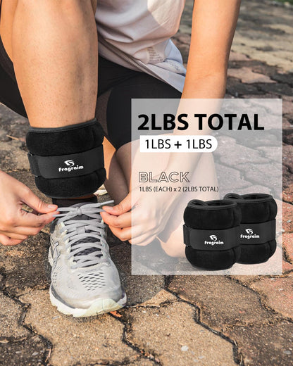 Ankle Weights, 1 Lb X 2 Wrist Leg Arm Weights for Women, Kids and Men, Comfortable and Soft, Pretty Sturdy, Perfect for Dancing, Running, Walking, Fitness, Workout, Physical Therapy