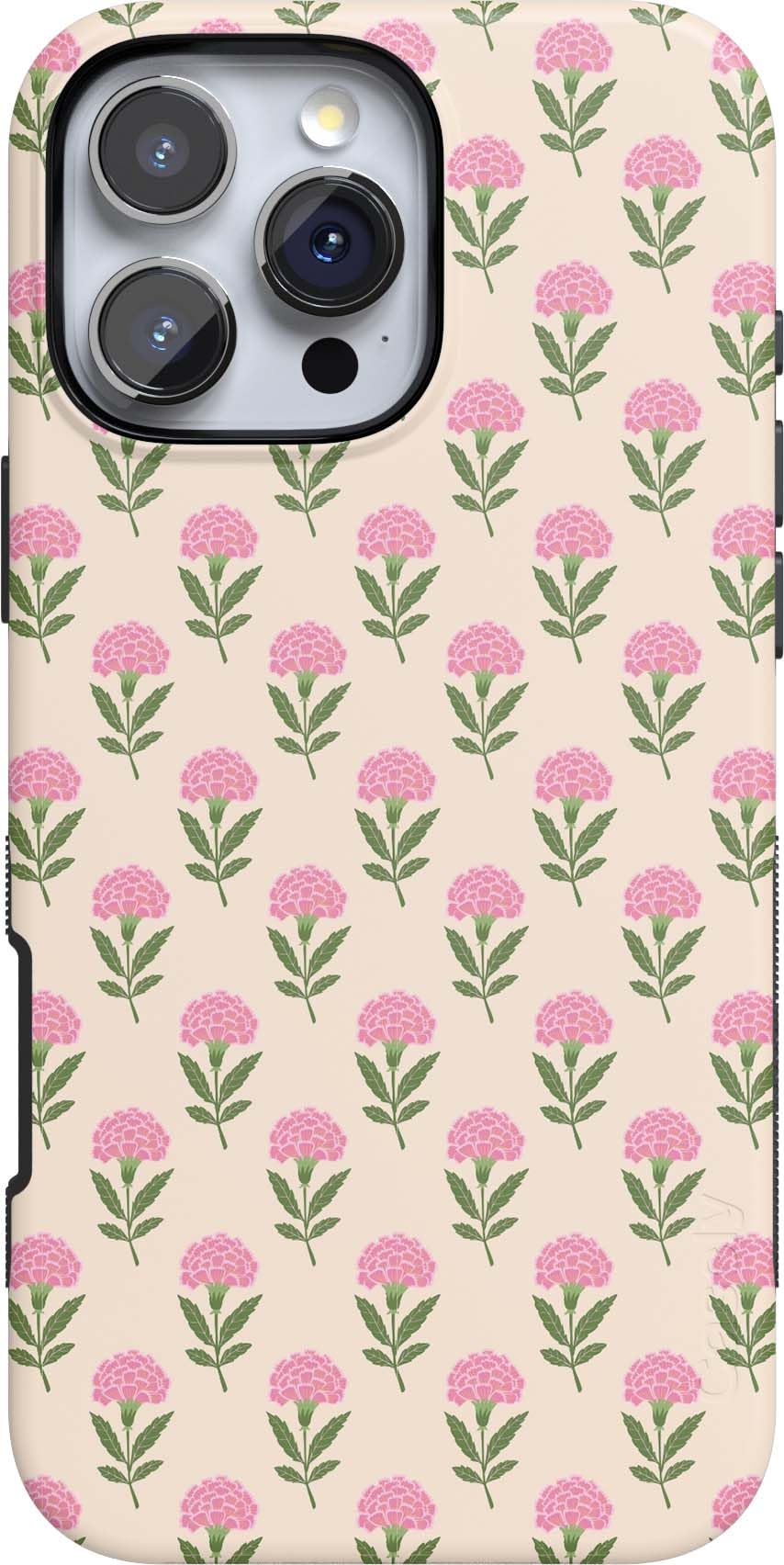 Casely iPhone 16 Pro Case | Fit Check | Neutral Checkerboard | Compatible with MagSafe | Bold Protective Design