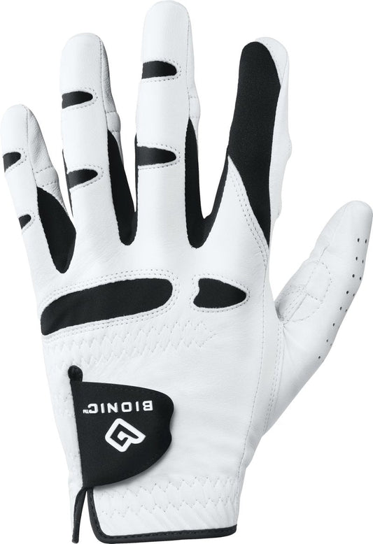 Bionic StableGrip with Natural Fit Golf Glove - White (Cadet X-Large, Left)