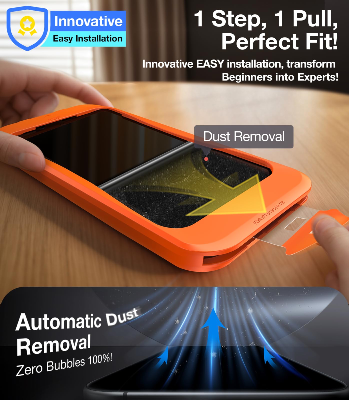 UltraGlass 9H+ Glass for iPhone 15 Pro Max Privacy Screen Protector [Invisible Privacy Armor] Screen Protector 15 Pro Max Tempered [Full Coverage & Longest Durable] 15 ProMax, 2 Pack