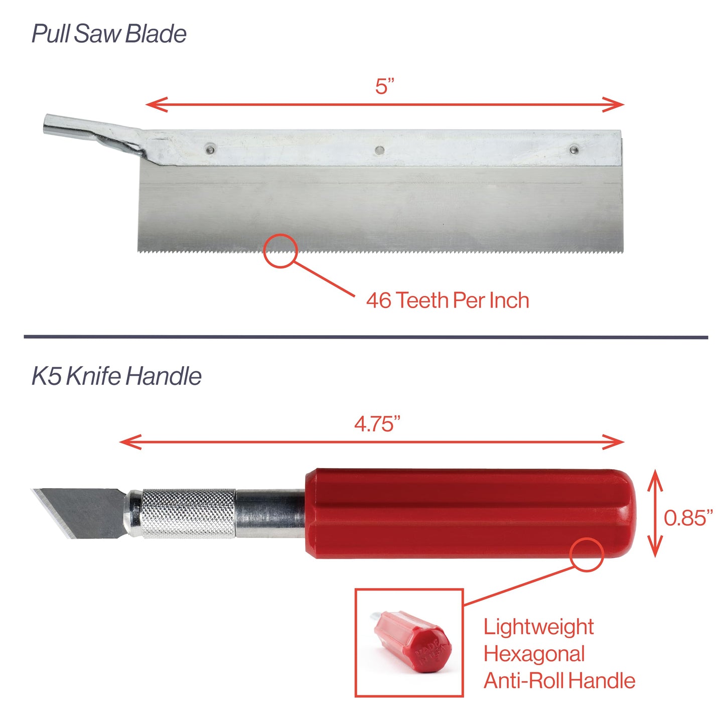 Excel Blades 6-Inch Metal Mitre Box Set – Aluminum & Steel Precision Cutting Tool with K5 Handle & Razor Pull Saw for Wood, Plastic & Soft Metals – 45° & 90° Cutting Angles, Made in USA
