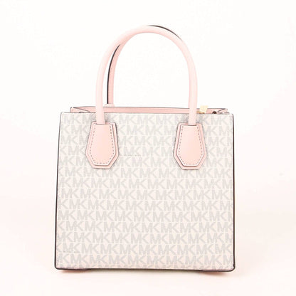 Michael Kors MERCER MEDIUM MESSENGER CROSSBODY SATCHEL POWDER BLUSH MULTI
