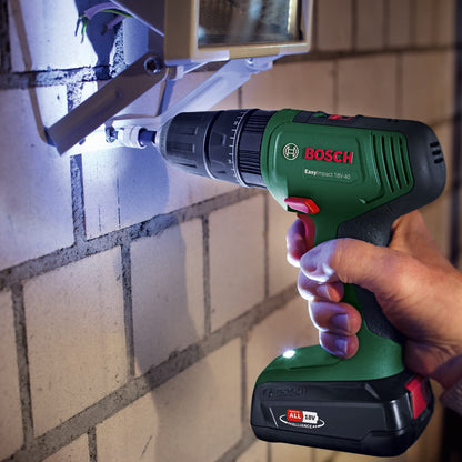 Bosch Cordless Combi Drill EasyImpact 18V-40 (1 battery, 18 Volt System, in carrying case)