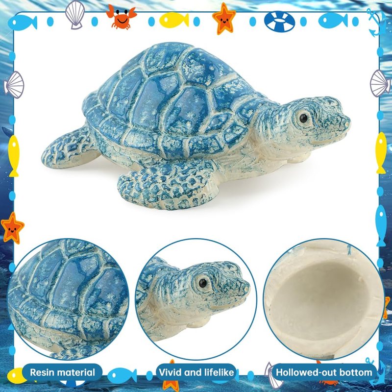2Pcs Turtle Toilet Bolt Covers Decorative, Sea Turtle Ceramic Bolt Screw Covers, Bathroom Bowl Bol-t Decor, Toilet Knob Covers Easy Installation Bathroom Replacement Parts