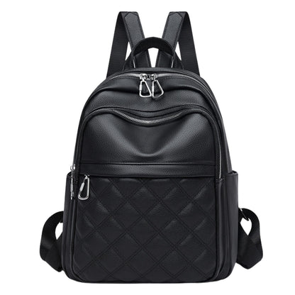 Travistar Backpack Womens Fashion Rucksack Bag PU Leather Backpack for Women Ladies Backpacks Anti Theft Casual Daypack for Leisure, Travel, School (Black)