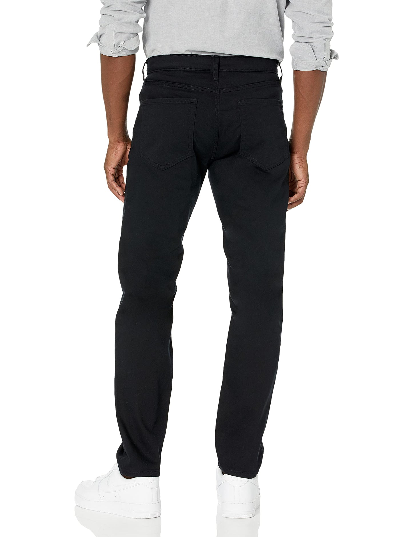 Amazon Essentials Men's Athletic-Fit Stretch Jeans - Discontinued Colours, Black, 36W / 32L
