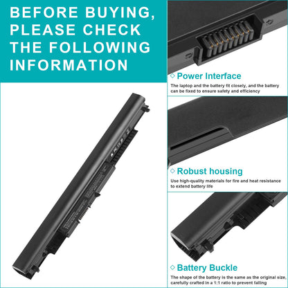 807956-001 Laptop Battery for HP Spare 807957-001 807612-421 807611-421 807611-131 HS04 HS03 HSTNN-LB6U 15-AY039WM 15-AY041WM 15-AY009DX 15-AY052NR TPN-I119 TPN-I120 TPN-I124 240 245 246 250 256 G4/G5