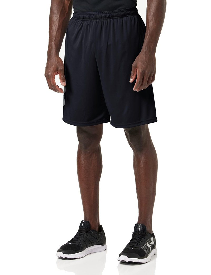 Under Armour Men's Tech Graphic 10" Shorts, Black (001)/Graphite, XX-Large Tall