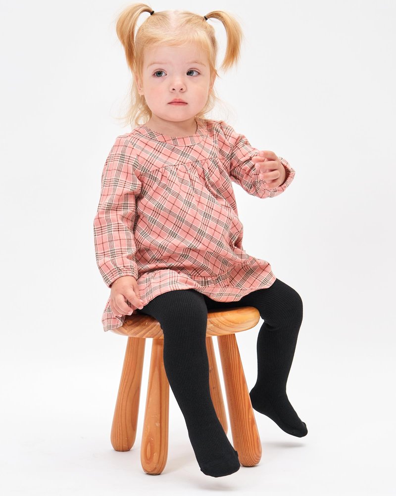 Stelle Toddler Girls Tights Baby Cable Knit Thick Stockings Cotton Winter Warm Leggings Pantyhose 1/2/3 Pack(Black,XXS)