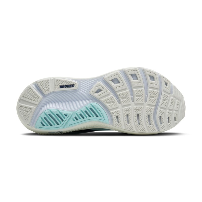 Brooks Women’s Ghost 17 Neutral Running Shoe - Clearwater/Navy Peony - 7.5 Medium