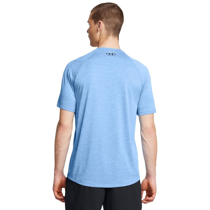 Under Armour Men's Tech 2.0 Short-Sleeve T-Shirt, (466) Horizon Blue / / Black, Small