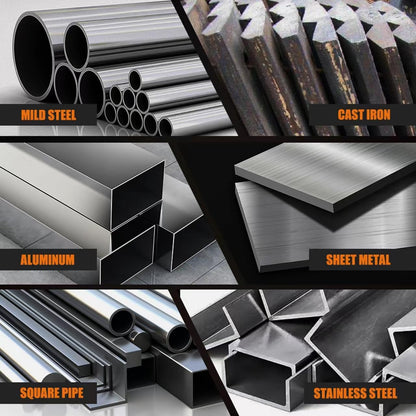 FEMEROL 250A MIG Welder,6 in 1 Gas MIG/Gasless Flux Core/Stick/Lift TIG/Spot Welding/Spool Gun Compatible Aluminum Welding Machine Large LED Display 110V/220V Multi Process Welder