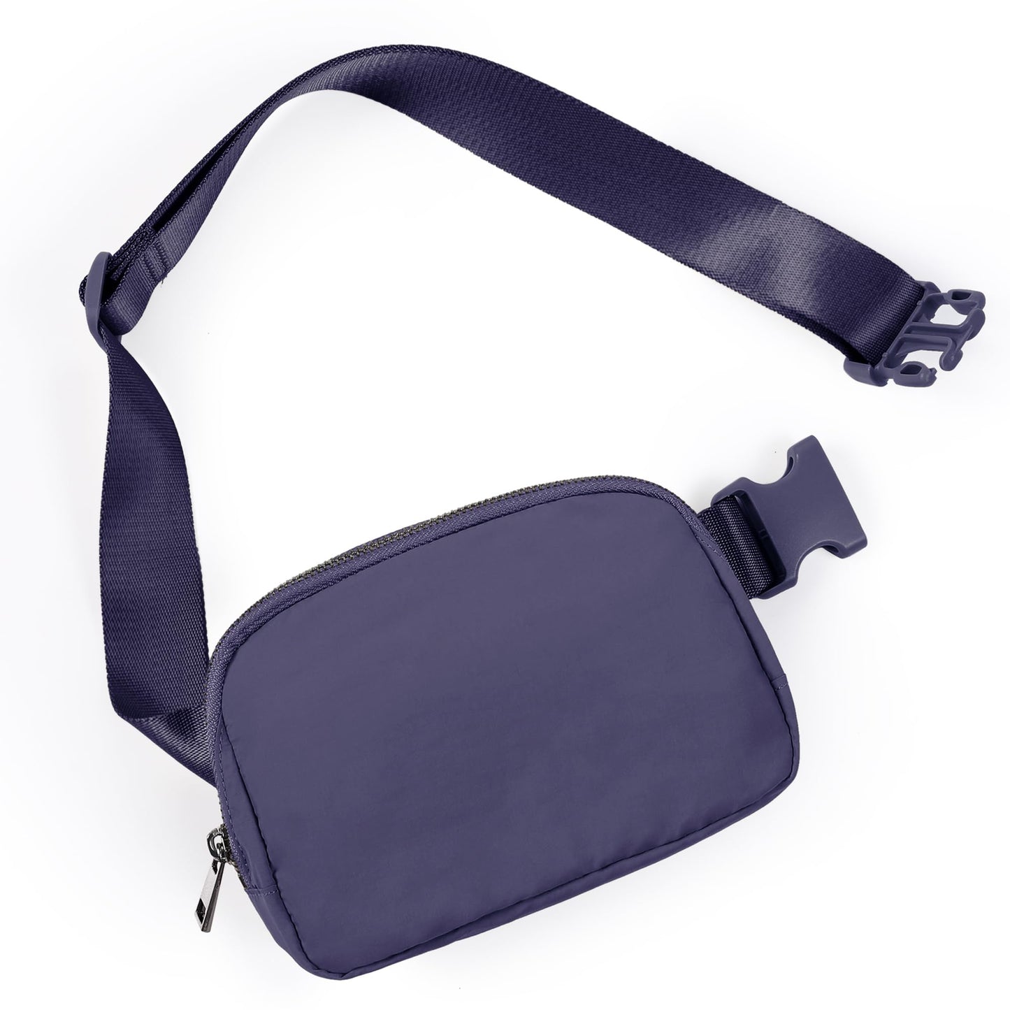 ODODOS Unisex Mini Belt Bag with Adjustable Strap Small Fanny Pack for Workout Running Traveling Hiking, Black