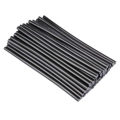 Coolty 40 Pack Hot Melt Glue Sticks 11mm x 270mm Paintless Car Dent Repair Kits for Glue Gun Heating Art Craft, Car Body Dent Repair Remover (Black)