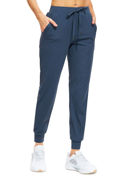 Libin Joggers for Women Petite/Regular/Tall Dance Sweatpants Athletic Workout Tapered Lounge Casual Teacher Pants for Running Yoga Cloths, Navy Blue 3XL