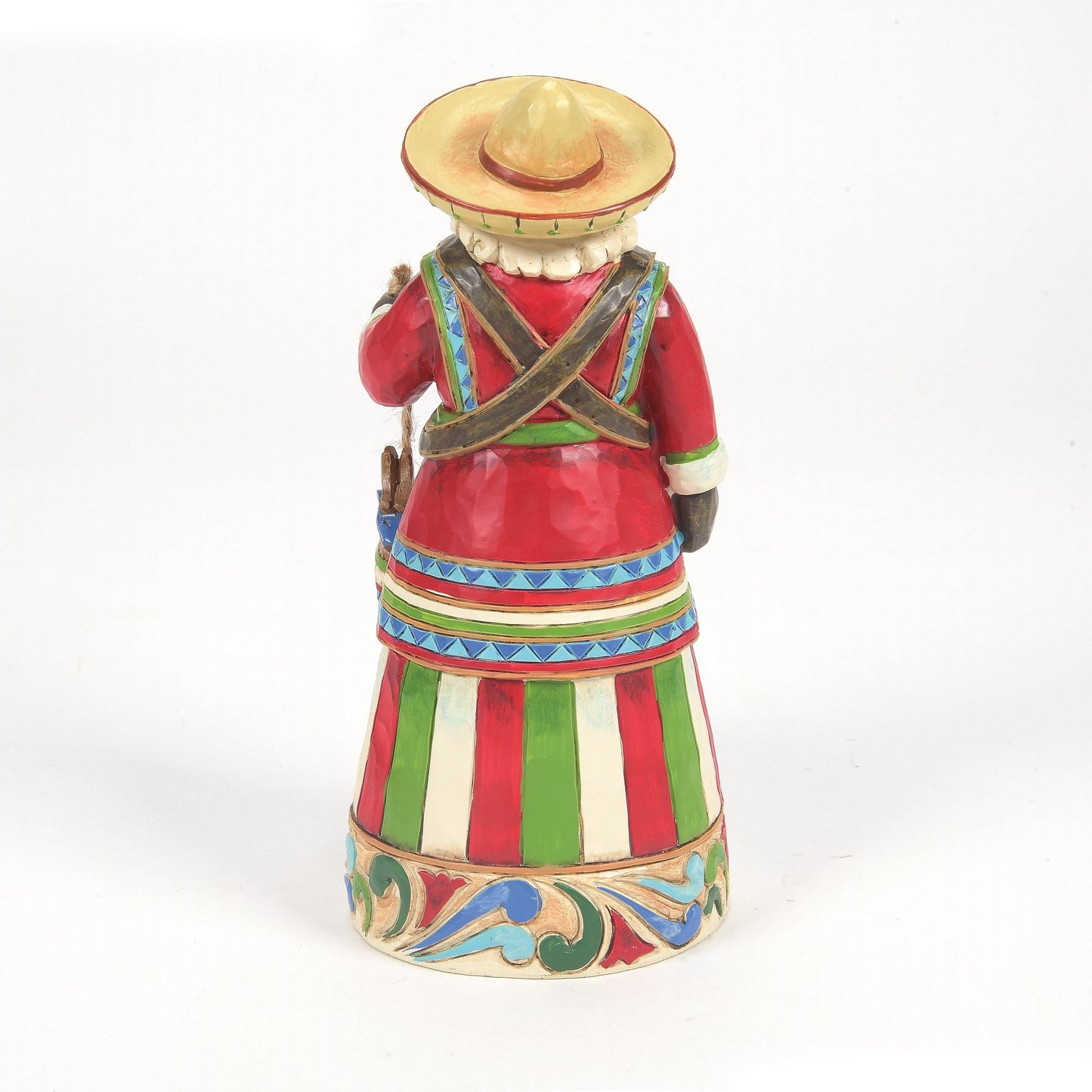 Enesco Jim Shore Heartwood Creek Christmas Around The World Mexican Santa Figurine, 7.25 Inch, Multicolor