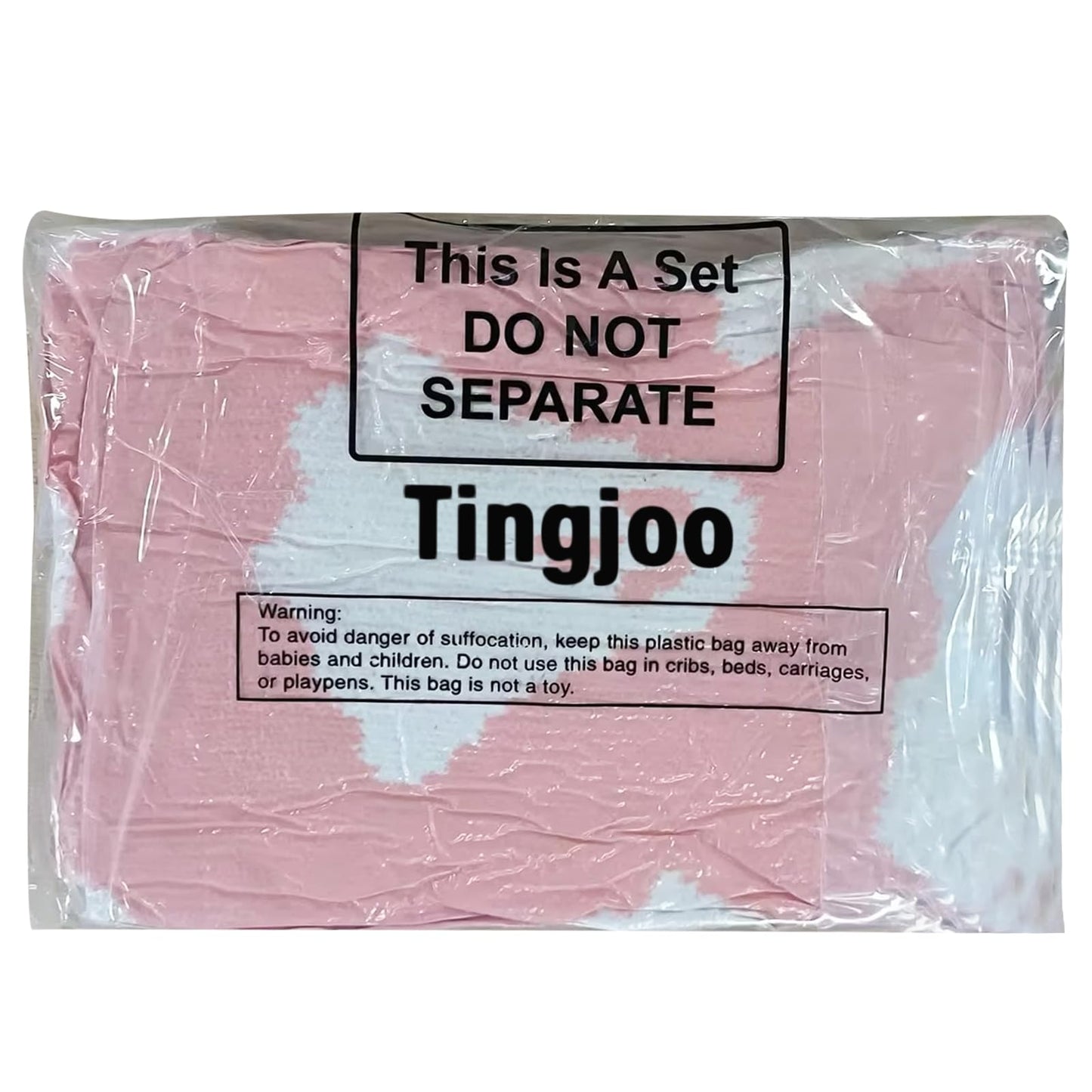 Tingjoo 50 x 60'' Halloween Microfiber Throw Blanket Pink Ghost Blanket Soft, Cozy, Fluffy for Living Room, Sofa, Bed (Ghost, Peach Pink)