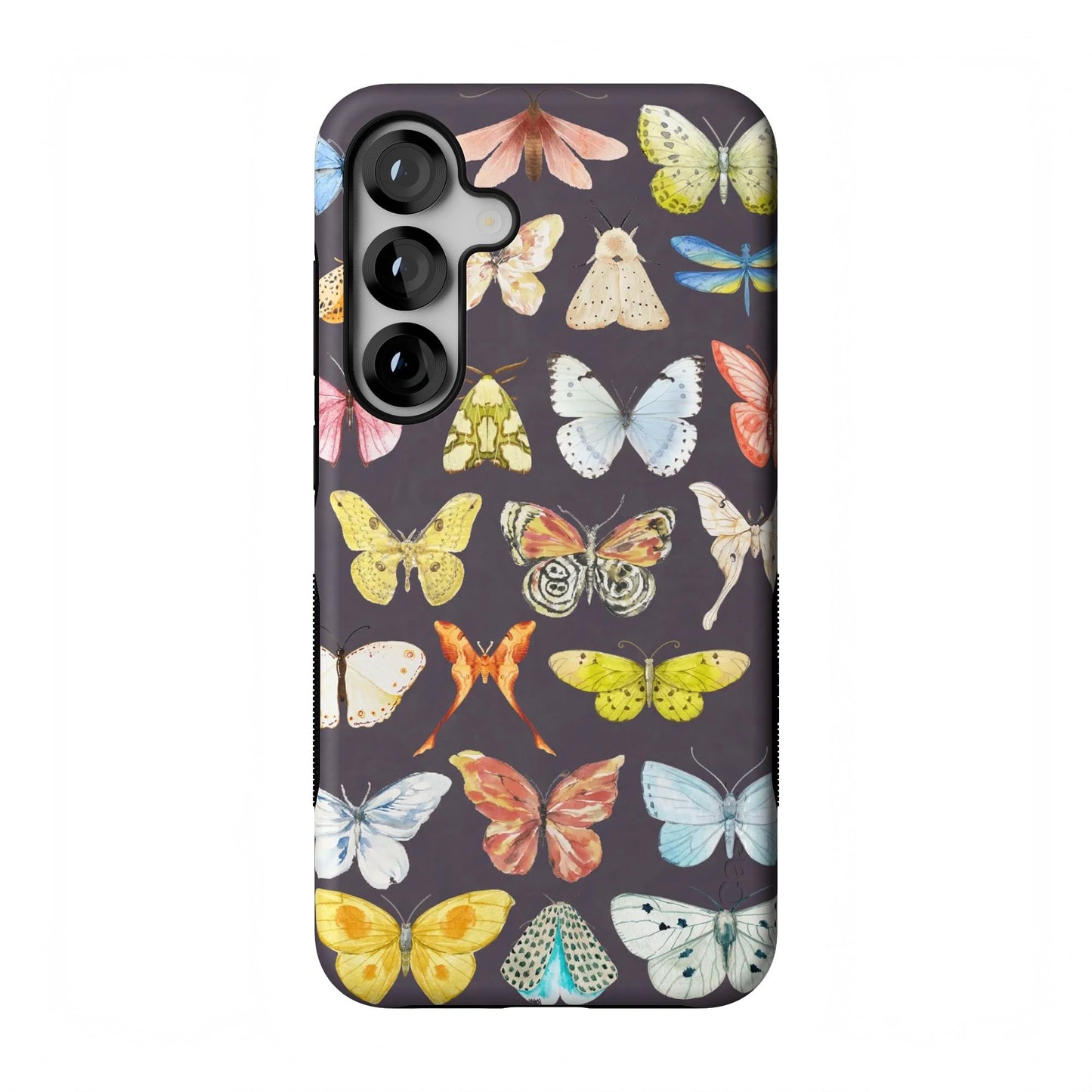 Casely Galaxy S25 Plus Case | Ink & Iris | Vintage Floral | Compatible with MagSafe | Bold Protective Design