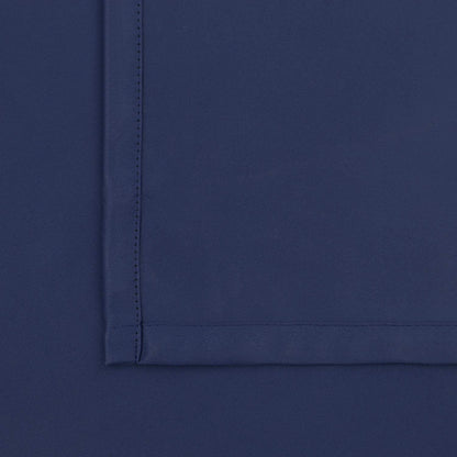 BGment Rod Pocket and Back Tab Blackout Curtains for Bedroom - Thermal Insulated Room Darkening Curtains for Living Room, 42x63 inch, 2 Window Curtain Panels, Navy Blue