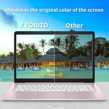 F FORITO 2 Pack 14 inch Anti Glare Laptop Screen Protector, Anti Scratch & Anti Fingerprint Screen Filter Compatible with 14" HP/DELL/ASUS/Acer/Samsung/Lenovo/Toshiba with 16:9 Aspect Ratio Laptop