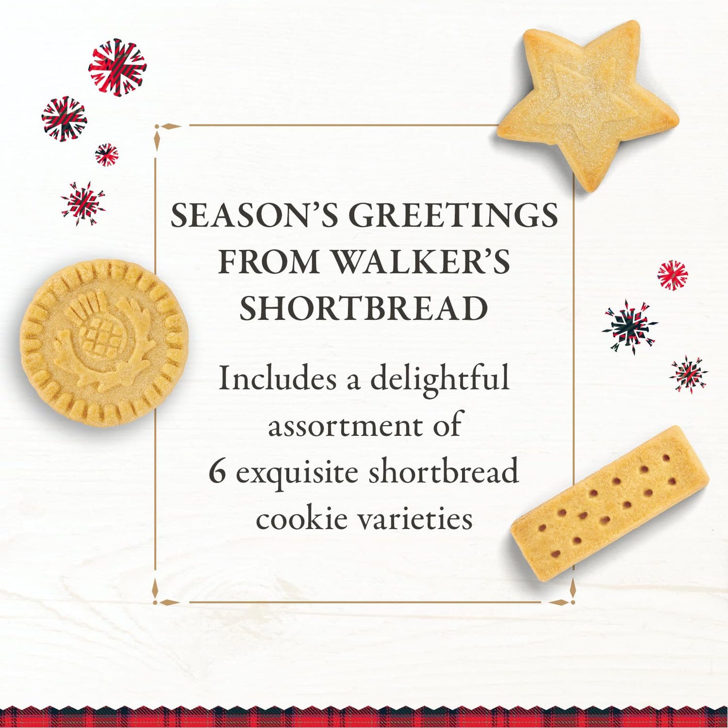 Walker’s 2025 Advent Calendar with Shortbread Cookies from Scotland - 24 Count (10.4 oz) - Limited Edition Cookie Box with Christmas Cookies in Various Shapes and Flavors