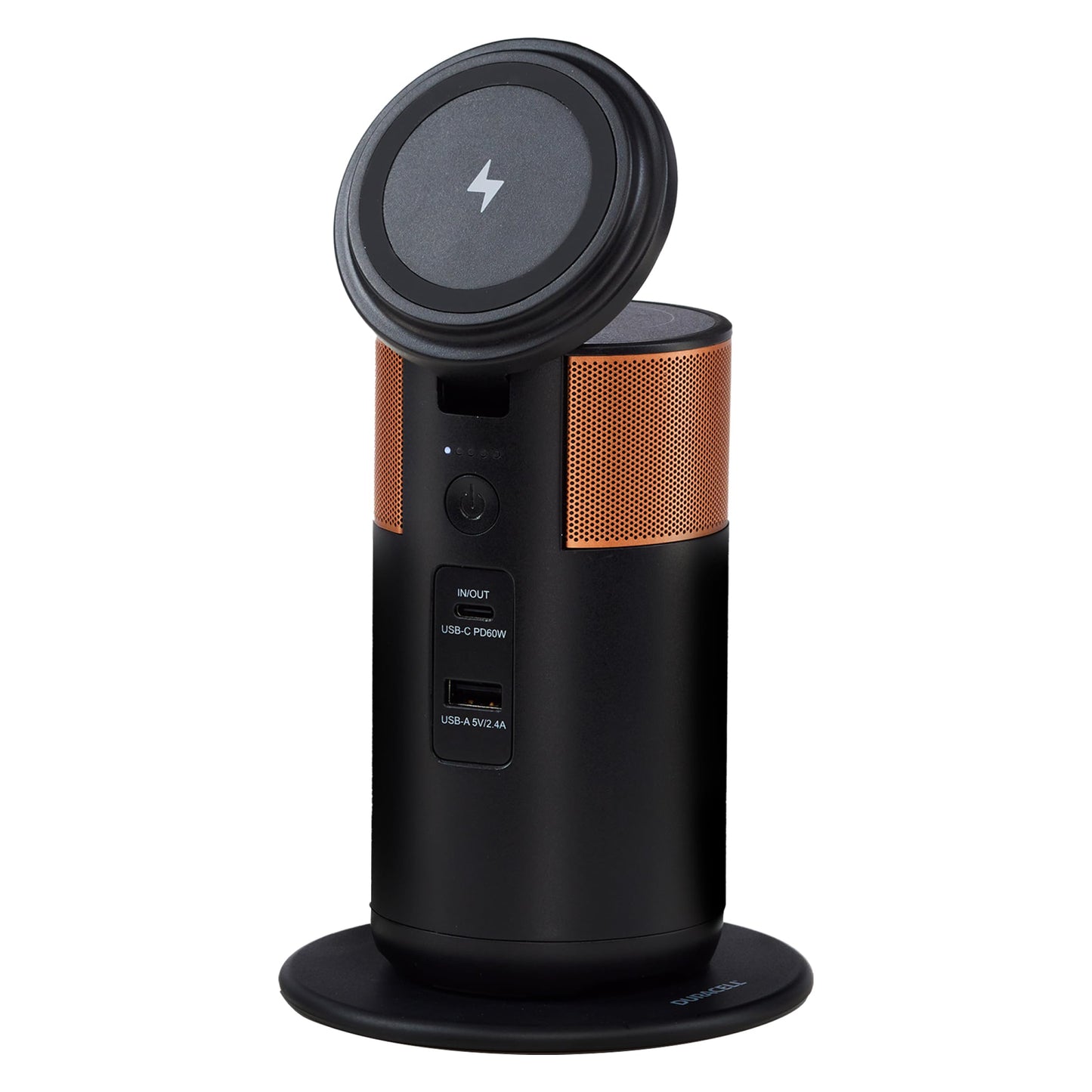 Duracell M150 Portable Charging Hub – 150W Charger for Laptops & Tablets, Wireless Charging for Cell Phones & Earbuds – Light & Compact Power Bank Station w/ USB-C & USB-A Ports, Charging Dock