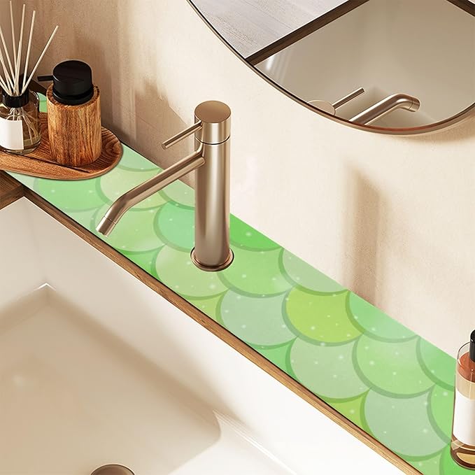 Kitchen Sink Splash Guard 1 PC 30 Inch Sink Faucet Mat Splash Guard