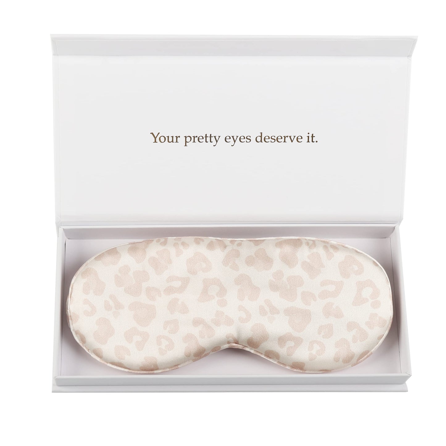 Silk Sleep Mask Light Blocking Luxury 100% Mulberry 19mm Silk Eye Mask Eye Cover Blindfold Ultra Soft Light & Comfy Anti Aging Skin Care with Travel Bag Gift Package