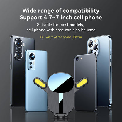 Car Phone Holder Mount Phone Mount for Car Windshield Dashboard Air Vent Universal Hands Free Automobile Cell Phone Holder Fit for iPhone Smartphone