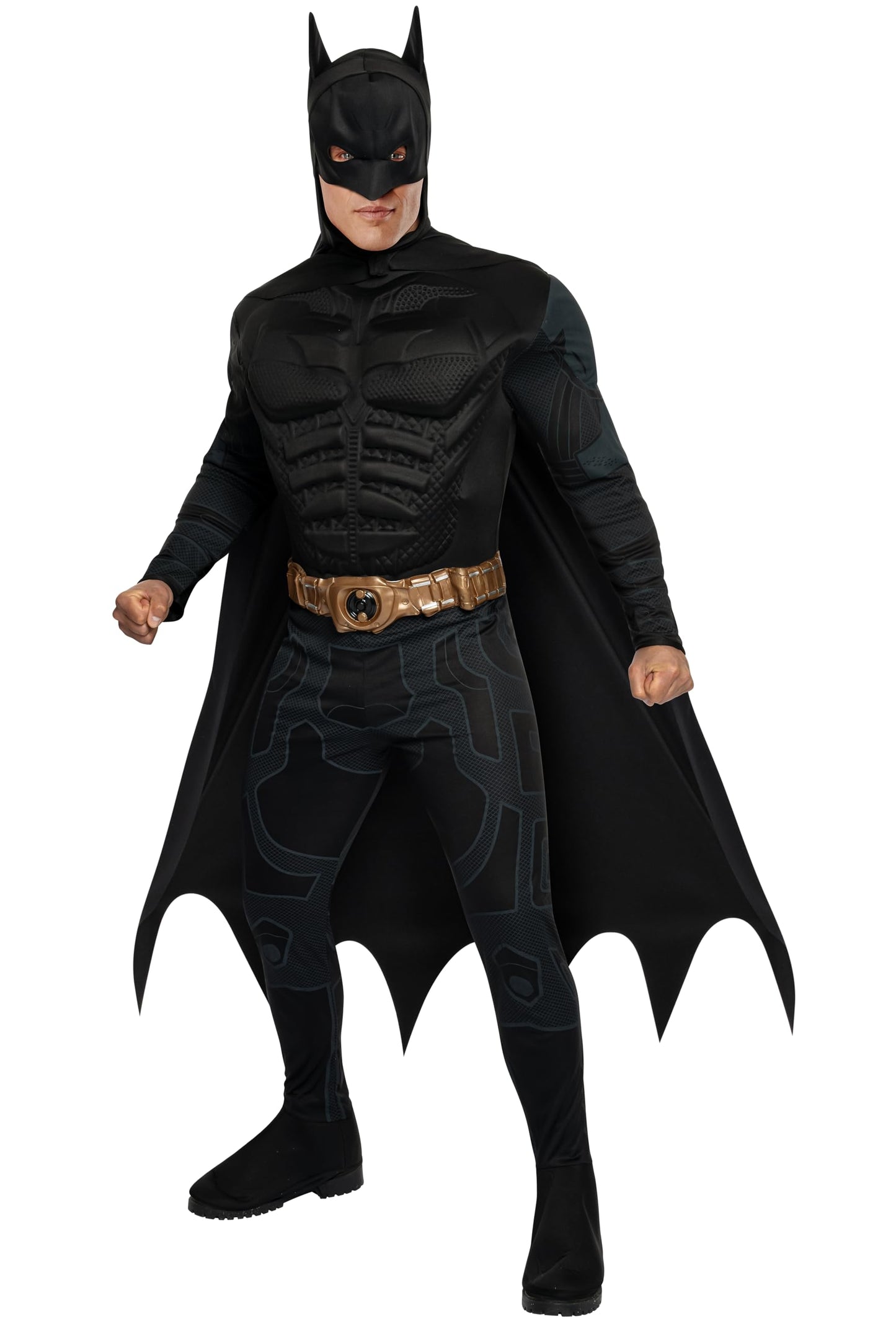 Rubies DC Batman The Dark Knight Rises: Batman Costume for Adults, Men's Large