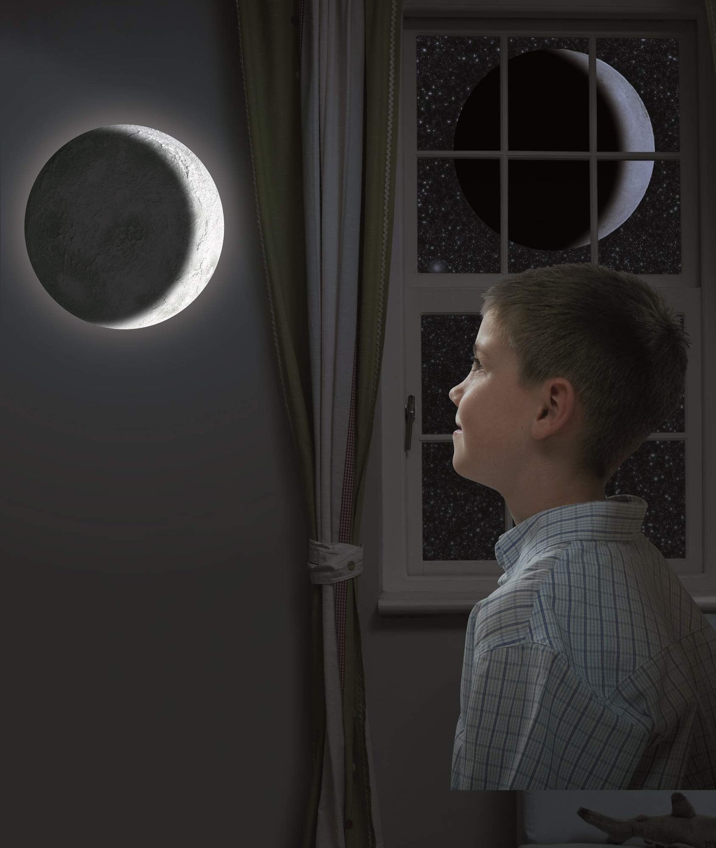 Brainstorm Toys E2003 My Very Own Moon, Nightlight, for 6 years +, White