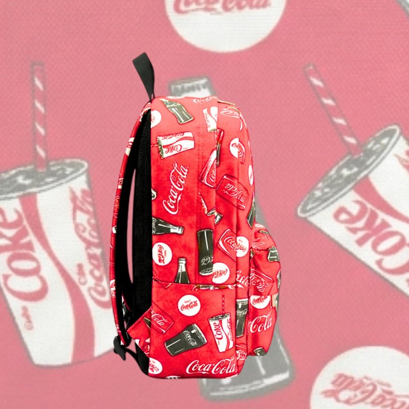 Wondermolly Coca-Cola Drinks Backpack in Polyester Material