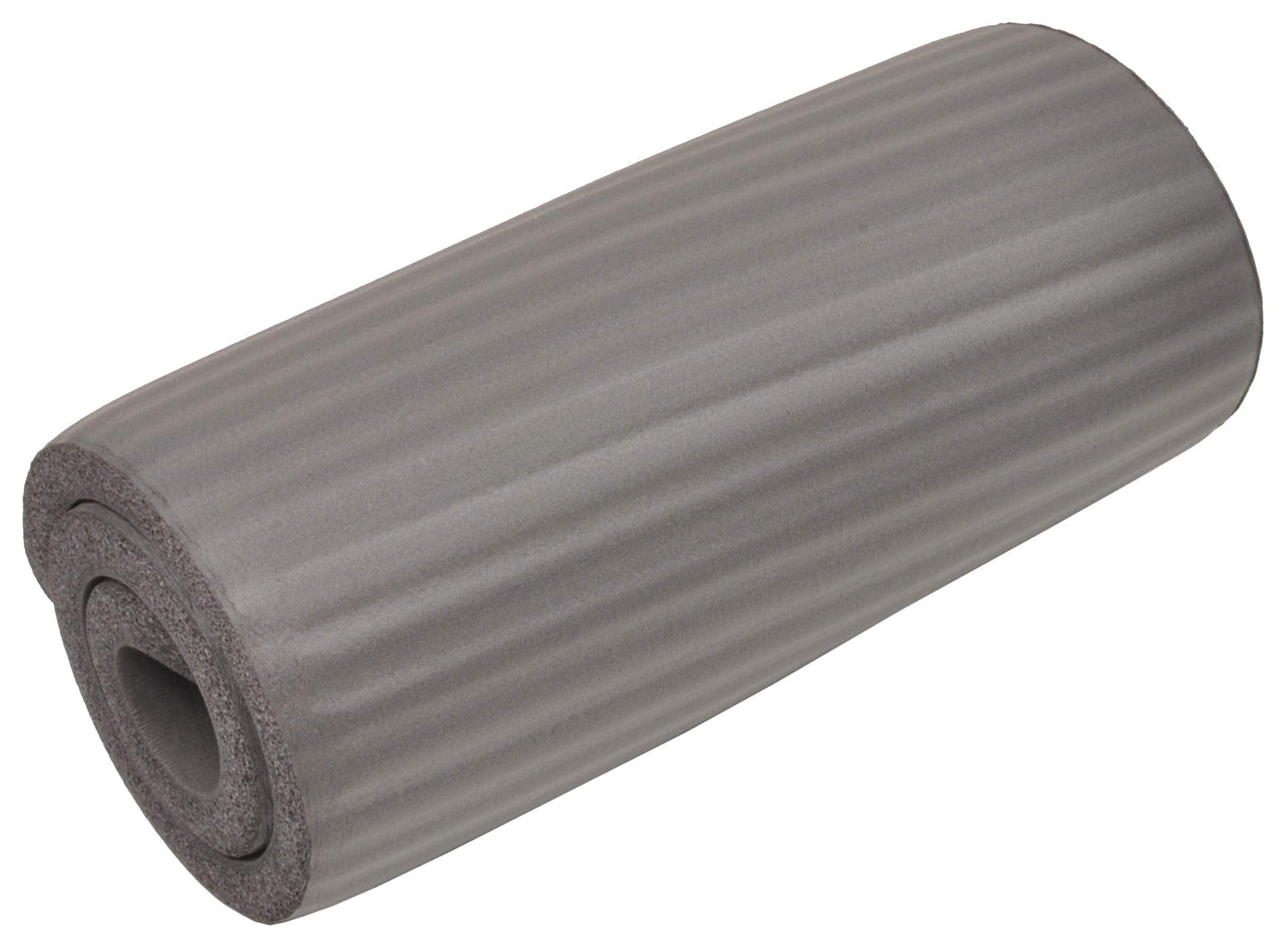 Fitvids All Purpose 1/2-Inch Extra Thick High Density Anti-Tear Exercise Yoga Mat and Knee Pad with Carrying Strap, Gray