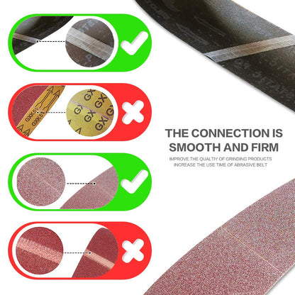 4x36 4 x 36 inch Sanding Belt Pack 4-Inch x 36-Inch,12 Pcs(4 Each of 80 120 150 Grits) Aluminum Oxide for Sander